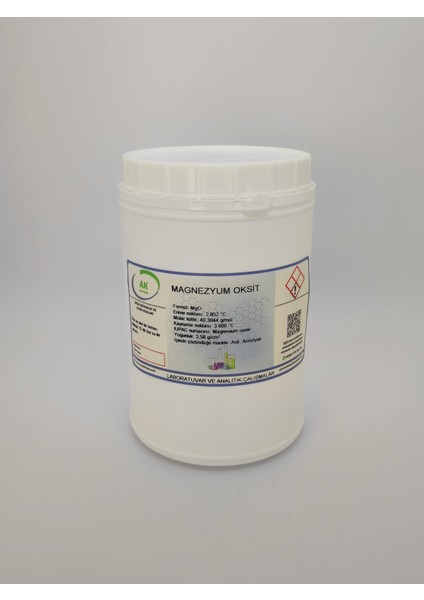 MAGNEZYUM OKSİT (MgO) 250 G