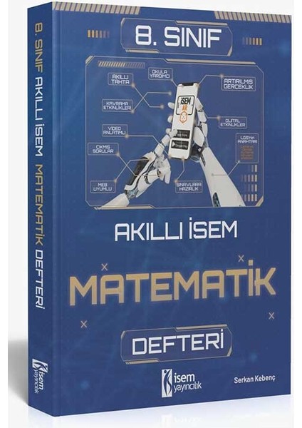 2025 Akıllı İsem 8. Sınıf Matematik Defteri