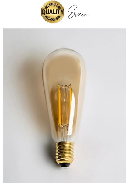 4 Adet Vintage Spiral Filament Rustik Retro Akkor LED Ampul Yüksek Işıklandırma Lamba Gün Işığı E27