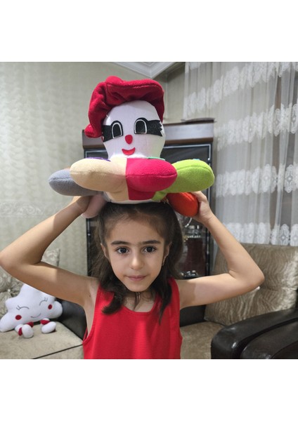 Sekiz Kollu Rakamlı Ahtapot Peluş Oyuncak 30 CM