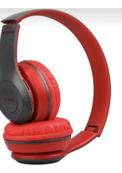 Genel Markalar 5.0 P47 Katlanabilir Bluetooth Kablosuz Kulaklık Gri Pembe 1 Yıl Beyaz modelleri