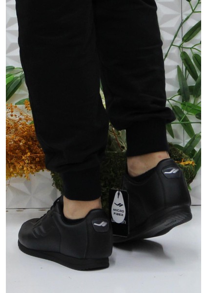 Neptun 5 Siyah Rahat Esnek Sneaker Spor Ayakkabı