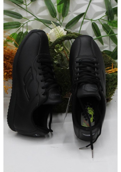 Neptun 5 Siyah Rahat Esnek Sneaker Spor Ayakkabı