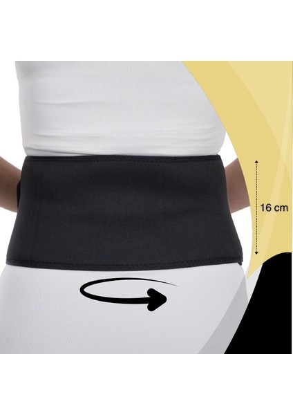 Karın Korsesi Neopren Abdominal Toparlayıcı Korse Doğum Sonrası Korse Yüksek Kalite 16 cm