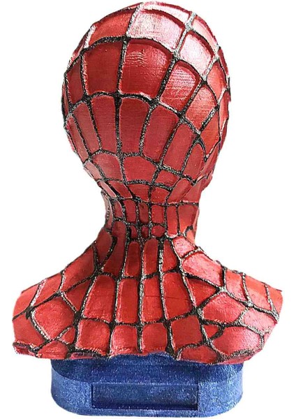 Dekoratif Tasarım Spiderman Büstü 15 cm Örümcek Adam Figürü