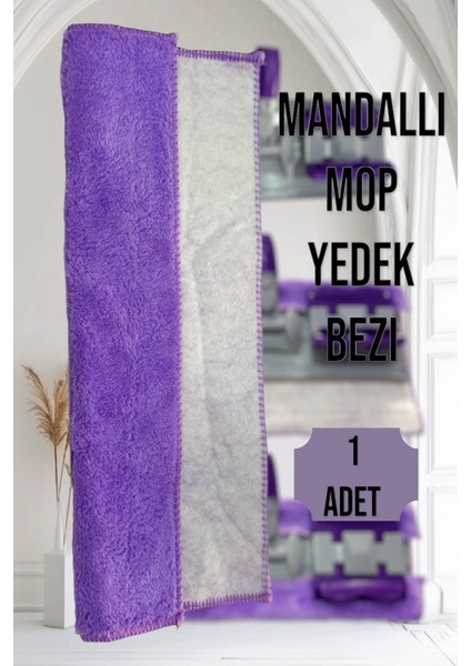 ( 2 Adet ) Yedek Bez ,mandallı Mop Ucu Için Sadece Yedek Bez ,mikrofiber Bez