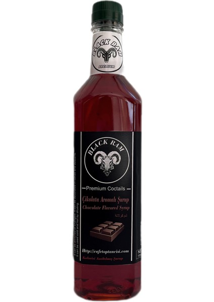 Black Ram Çikolata Aromalı Kokteyl Şurubu 1000 ml