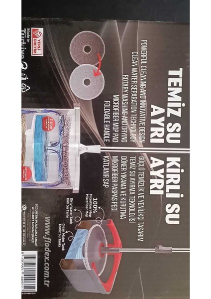 Temizlik Seti, Temiz ve Kirli Su Ayrımı, Standart Renk, Dayanıklı ve Pratik Kullanım indirimleri