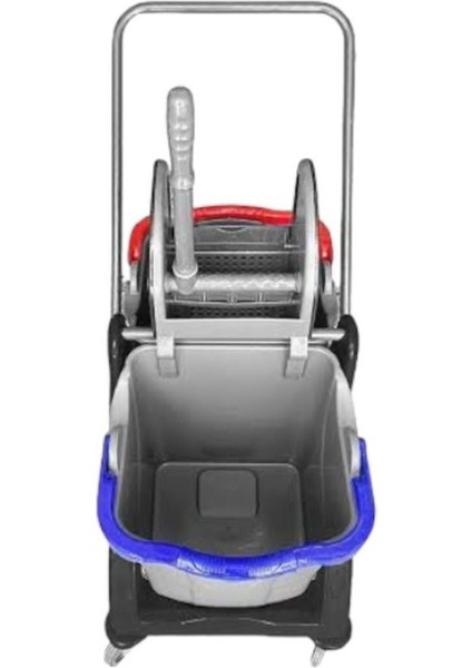 Çift Kovalı Plastik Temizlik ve Paspas Arabası Seti, Gri, Türkiye Menşei fiyatları