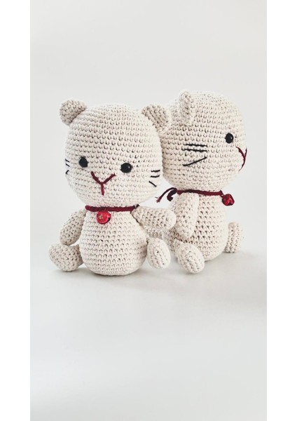 Amigurumi Sevimli Kedi Oyuncak