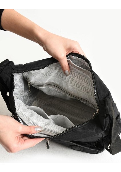 Kadın Omuz Çantası Çok Cepli Hafif Yağmur Geçirmez Klinkır Kumaş 30*20 cm Günlük Kullanıma Uygun indirimleri