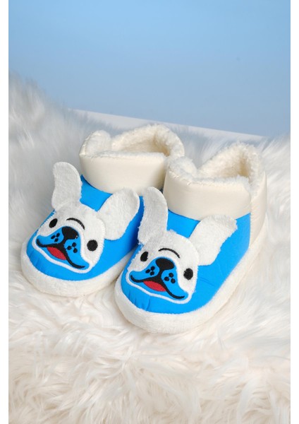 Dogg Desenli Kaydırmaz Taban Termal Isı Kreş Ev Okul Ayakkabısı Bebek Çocuk Panduf Ev Botu fiyatları