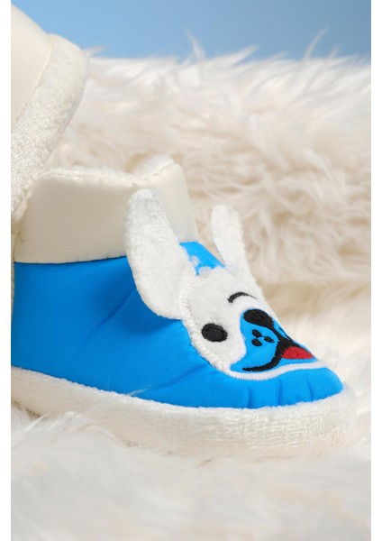 Dogg Desenli Kaydırmaz Taban Termal Isı Kreş Ev Okul Ayakkabısı Bebek Çocuk Panduf Ev Botu indirimleri