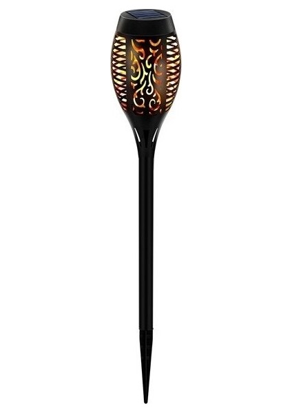 Solar Alev LED Bahçe Aydınlatma Peyzaj Lambası- 1