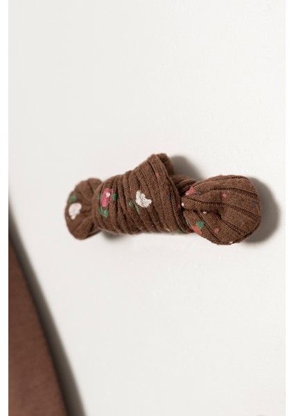 Kız Çocuk Çiçek Desenli Kışlık 3 Iplik Pamuklu Sweatshirt Tayt Alt-Üst Tokalı Takım fiyatları