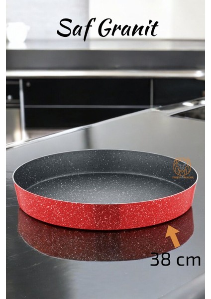 Granit Fırın Tepsisi 38 cm Çap Börek Tepsisi 720847