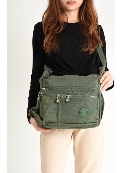 Kadın Omuz Çantası Çok Cepli Hafif Yağmur Geçirmez Klinkır Kumaş 30*20 cm Günlük Kullanıma Uygun fiyatları