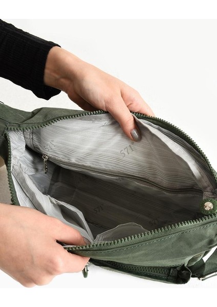 Kadın Omuz Çantası Çok Cepli Hafif Yağmur Geçirmez Klinkır Kumaş 30*20 cm Günlük Kullanıma Uygun fırsatları