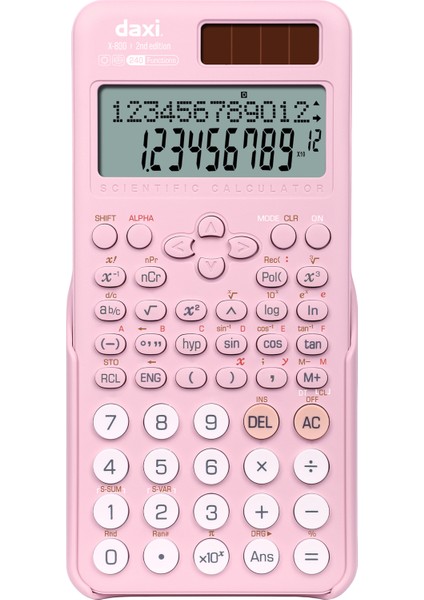 X-800 Yeni Nesil 240 Fonksiyonlu Bilimsel Hesap Makinesi