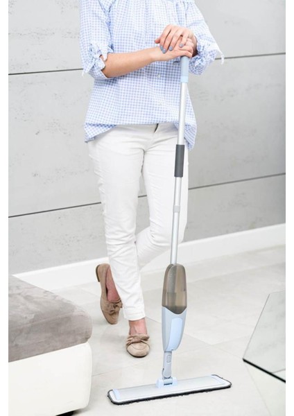 Mavi antibakteriyel spreyli mop temizlik seti, hijyen ve parlaklık sağlar. modelleri