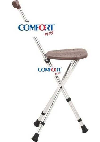 Comfort Plus Dm-74 Oturaklı Baston (Yüksekliği Ayarlanır) indirimleri