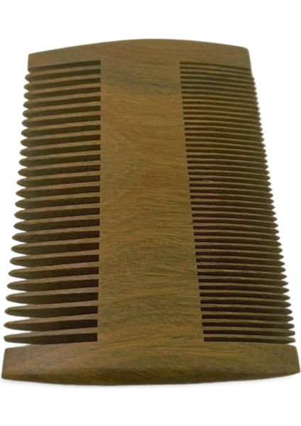 Çift Taraklı Sandal Ağacından Üretilmiş Kokulu Ahşap Tarak Sık Dişli Saç Tarağı 9 cm AT-111 fırsatları