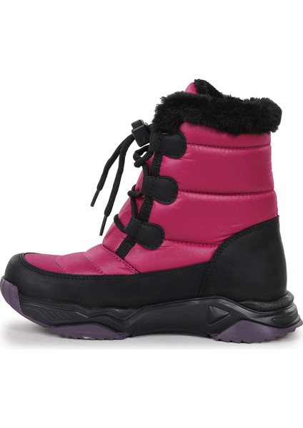 Alison Bağcıklı Kız Çocuk Kar Botu Siyah - Lila fırsatları