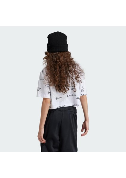 Brand Love Cropped Çocuk Tişört