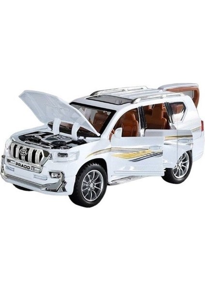 SR-2402A Çek Bırak 1:24 Sesli Işıklı Metal Jeep