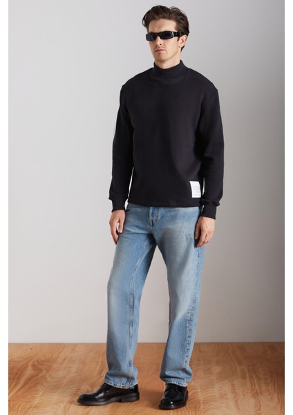 Valencıa Erkek Pamuk-Polyester Siyah Sweatshirt fiyatları