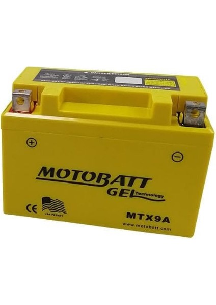 12 Volt 9 Amper Akü Mtx9A (Jel 2 Kutup 135 Cca)