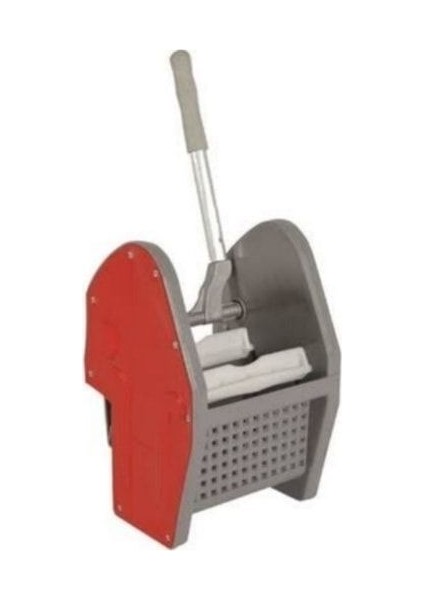 Çift Kovalı Temizlik Arabası, Siyah, Manuel, Yedek Sıkma Pres Var