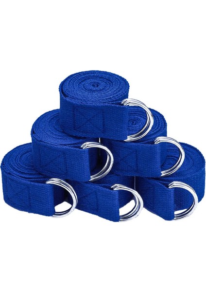 1 Adet 250 cm Taşınabilir Pamuklu Yoga Germe Kayışı Eğitim Kemeri Bacak Fitness Egzersiz Spor Salonu