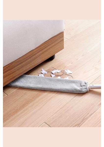 Pratik portatif paspas ve toz temizleme fırçası, mikro fiber değişebilir başlık modelleri