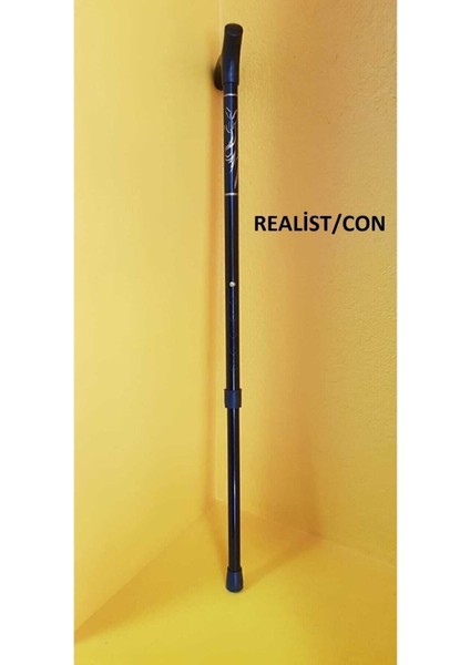 Realist/con Asansörlü Ayarlanabilir Metal Baston (Bordo)