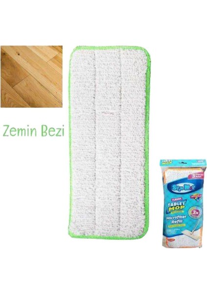 Orijinal Tablet Mop Yedek Bezi - 3 Farklı Kullanım Alanı, 3 Adet Microfiber Refill fiyatları