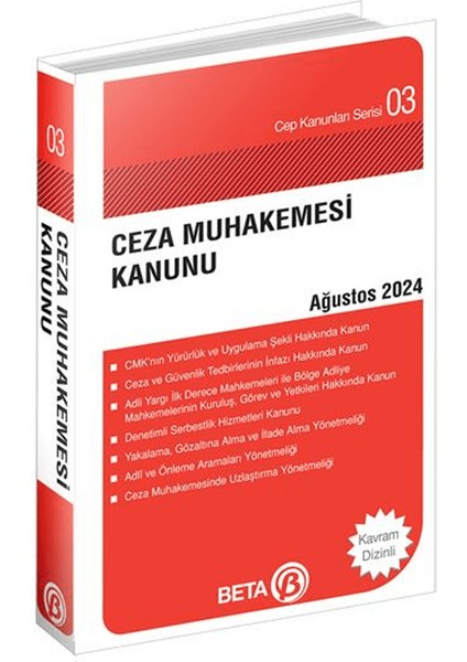 Ceza Muhakemesi Kanunu - Ağustos 2024