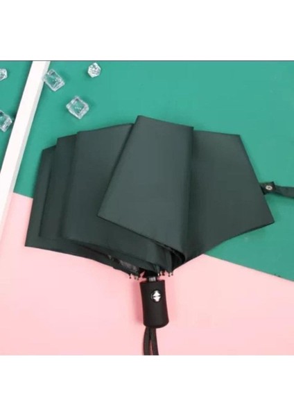 Tekno Trust Tam Otomatik Çanta Boy Yeşil Renkli Şemsiye