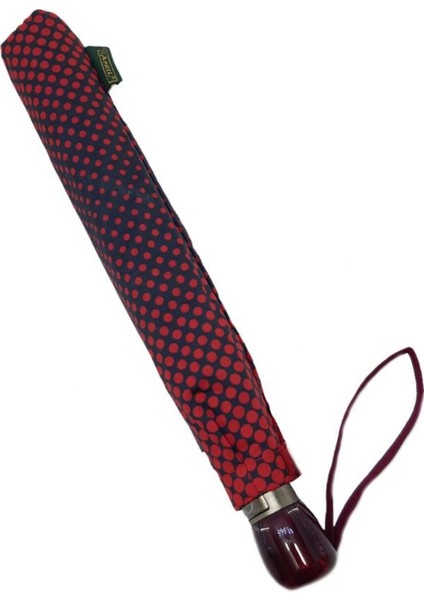 Tekno Trust Snotline-April Bayan Şemsiye Otomatik Açılır 10TELLI Kapalı Boyut 40 cm 95 cm Çap Yeşil Ekose