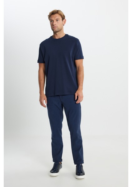 %100 Pamuk Modern Fit Normal Kesim Bisiklet Yaka Tişört fiyatları