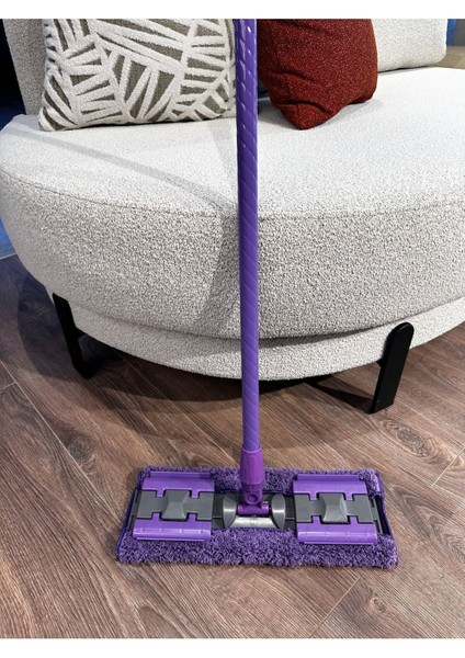 Tekno Trust Mandallı Mop Yer Cam Fayans Parke Yüzeylerde Sleepye Uyumlu Magic Mop Mikrofiber