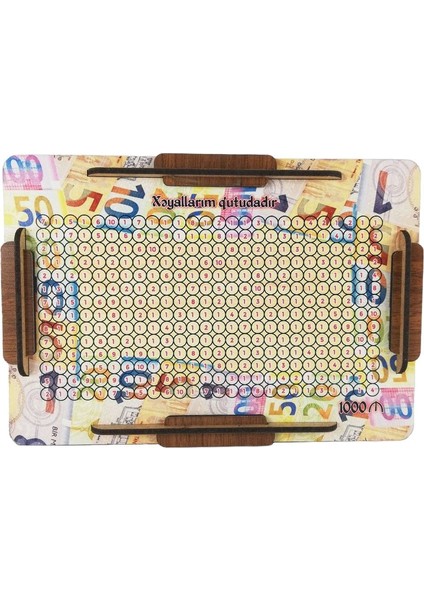 TeknoTrust Mini Manat kutusu, para saklama ve düzenleme için şık ve kullanışlı tasarım