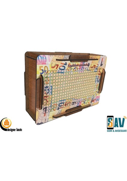 TeknoTrust Mini Manat kutusu, para saklama ve düzenleme için şık ve kullanışlı tasarım modelleri