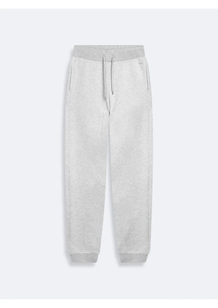 Düz Jogger Regular Fit Gri Eşofman