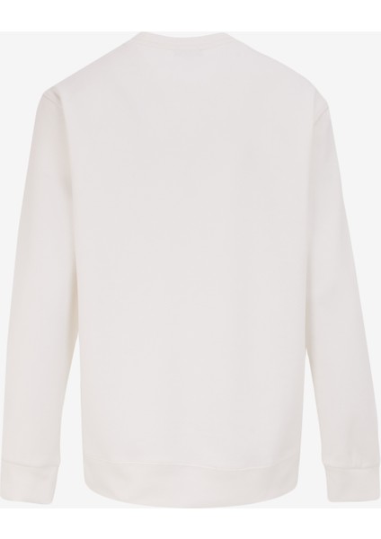 Ekru Erkek Bisiklet Yaka Relaxed Fit Baskılı Sweatshirt D4WM-SWT3225 fiyatları