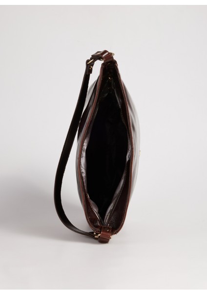 Kahve Kadın Omuz Çantası Pullup-Delma indirimleri