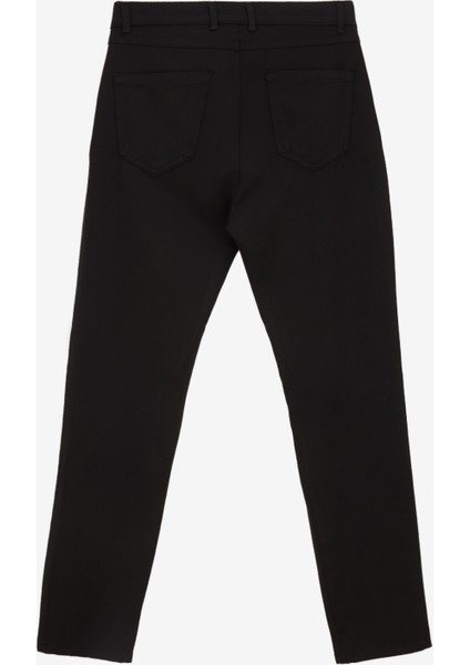 Normal Bel Normal Paça Siyah Erkek Chino Pantolon F4WM-PNT 2780