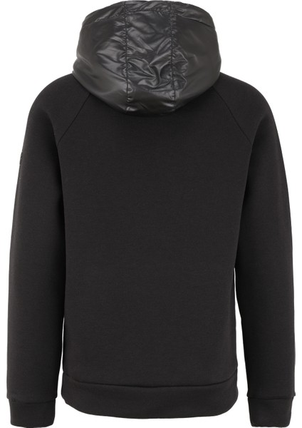 Kapüşon Yaka Düz Siyah Erkek Sweatshırt F4WM-SWT 2234 fiyatları