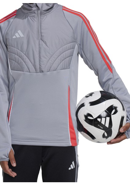 Fermuarlı Yaka Düz Gri Erkek Eşofman Üstü IY0135-TIRO24 Wıntopy fırsatları