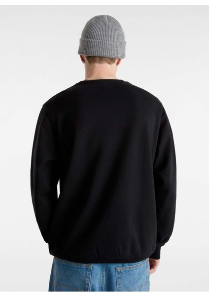 Siyah Erkek Bisiklet Yaka Normal Kalıp Sweatshirt VN000JSFY281-VANS Classıc Iıı Crew indirimleri